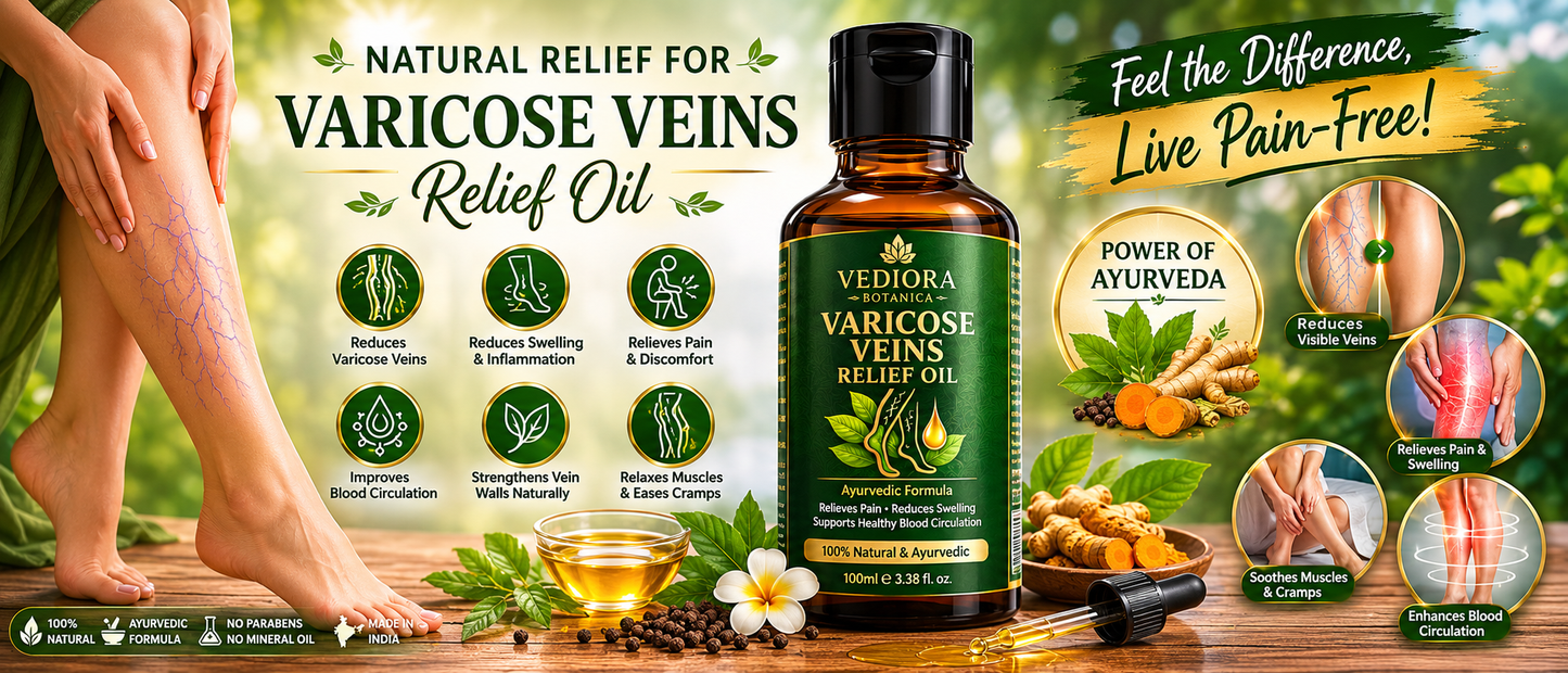 VEDIORA BOTANICA VERICOSE VEINS RELIEF OIL