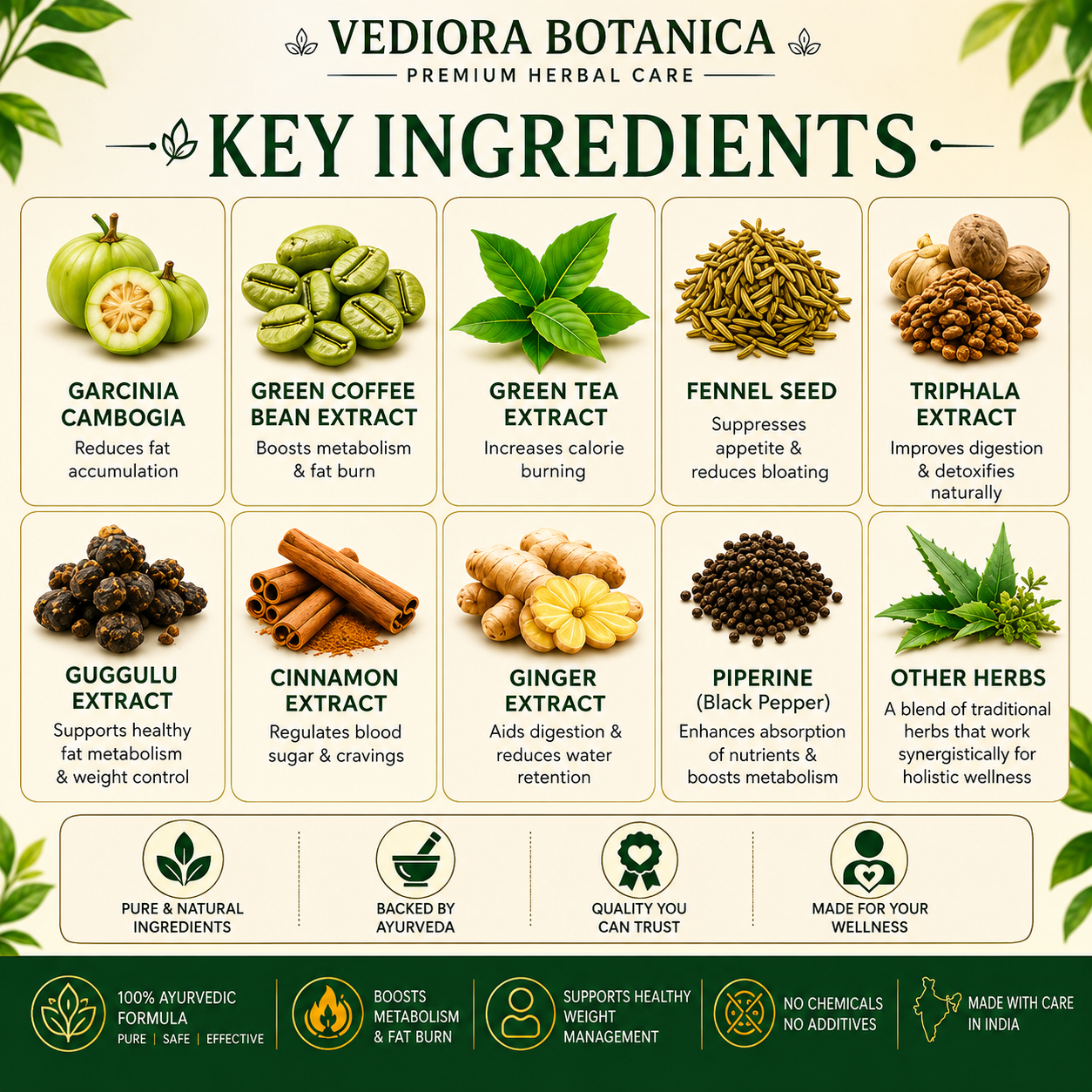 VEDIORA BOTANICA WEIGHT LOSS POWDER 30DAYS CHALLENGE