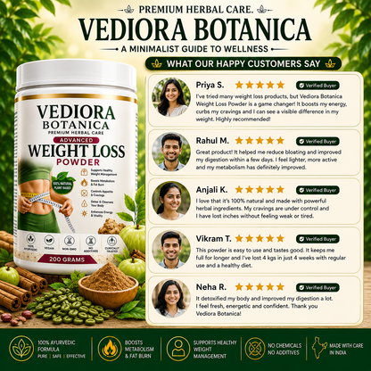 VEDIORA BOTANICA WEIGHT LOSS POWDER 30DAYS CHALLENGE