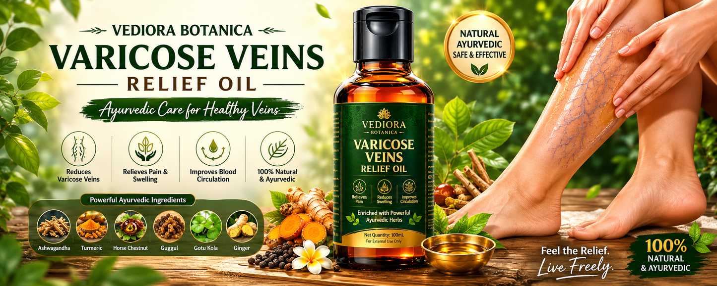 VEDIORA BOTANICA VERICOSE VEINS RELIEF OIL