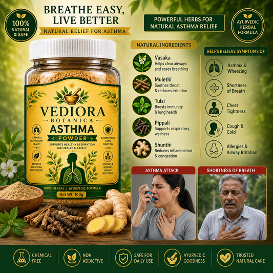 VEDIORA BOTANICA ® ASTHMA RELIEF POWDER-30 DAYS CHALLENGE